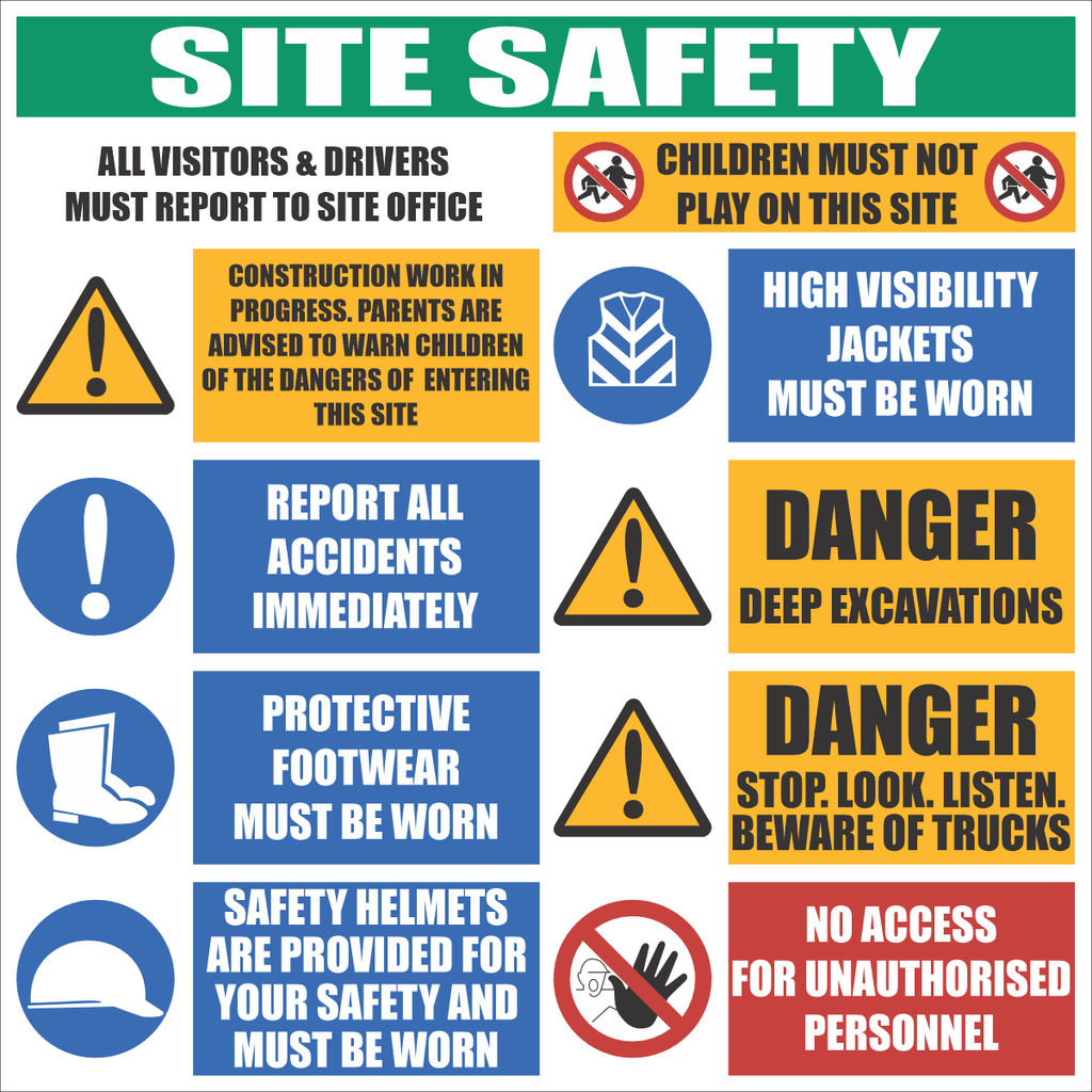 Site Safety Sign No1 - C35