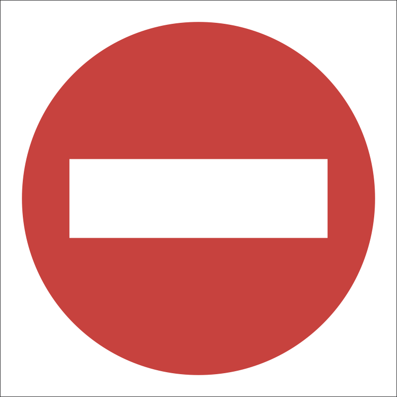 PV6 - SABS No entry safety sign | Safety Signs & Equipment