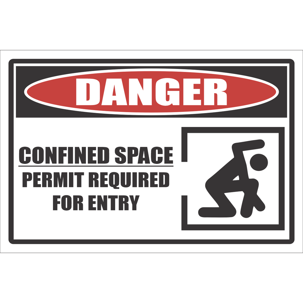 Danger Confined Space Sign - DG14