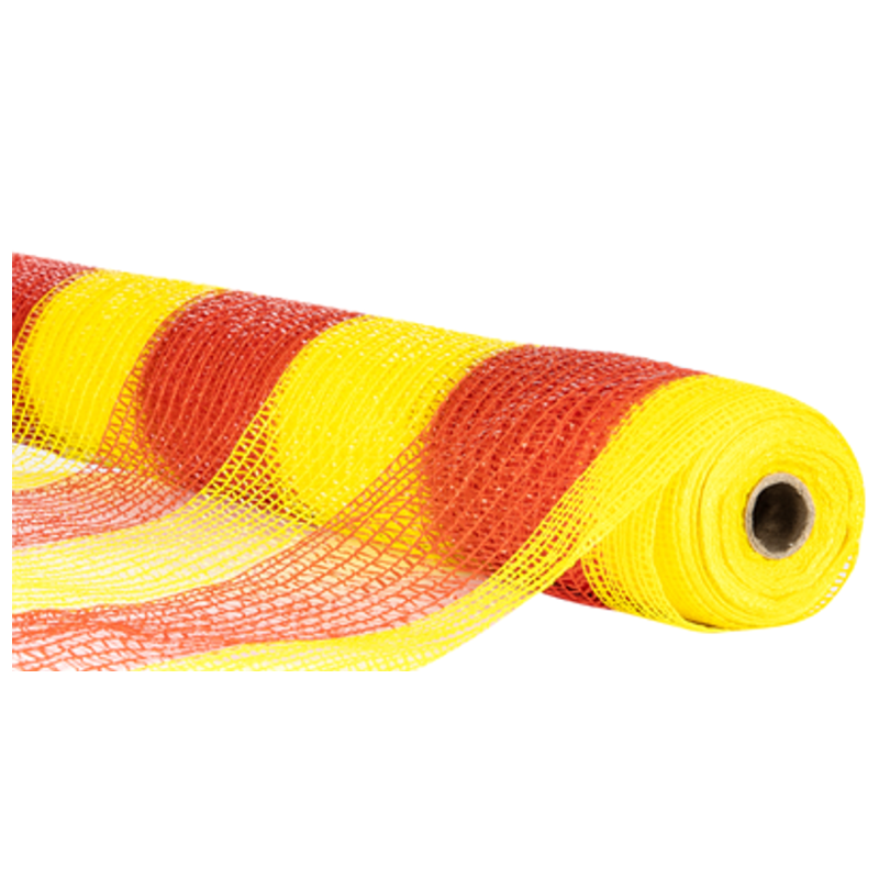 Barrier Netting Woven 50m Roll (Orange & Yellow) | Safety Signs & Equipment