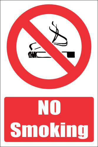 Fr2e - No Smoking Explanatory Safety Sign 