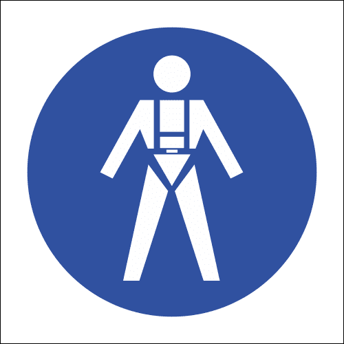 MV18 - Full Body Harness Safety Sign | Safety Signs & Equipment