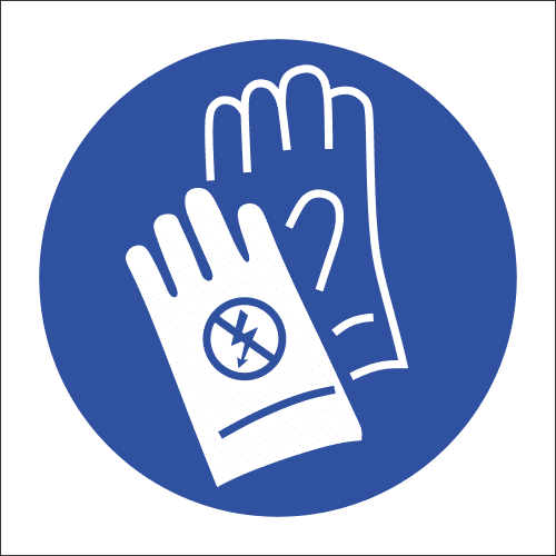 MA26 - Anti Static Gloves Safety Sign | Safety Signs & Equipment