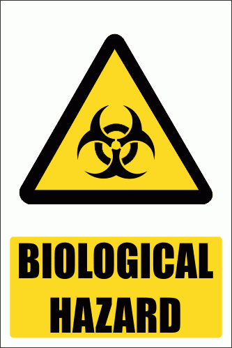 WW11E - Biological Hazard Explanatory Safety Sign | Safety Signs ...