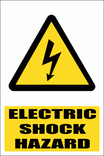 EL1E - Electrical Shock Hazard Explanatory Sign | Safety Signs & Equipment