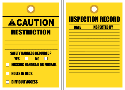 Stc2 - Caution Restriction Tag 