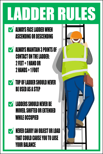 LD20 - Ladder Rules Sign | Safety Signs & Equipment