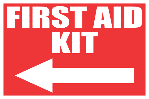 FA36 - First Aid Kit Left Sign | Safety Signs & Equipment