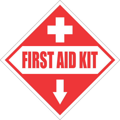 FA50 - First Aid Kit Ahead Sign | Safety Signs & Equipment