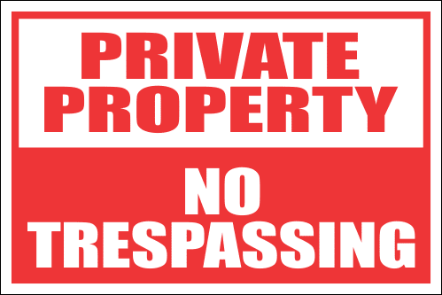 SE33 - Private Property Sign | Safety Signs & Equipment