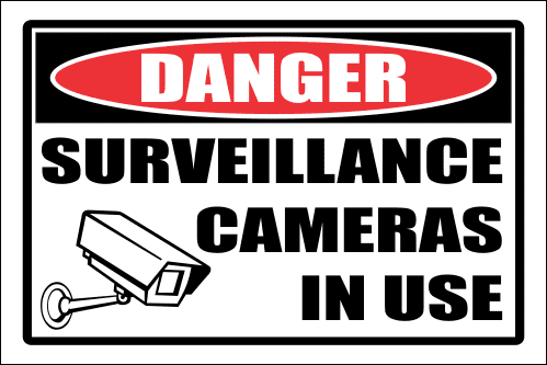 SE72 - Danger Surveillance Cameras Sign | Safety Signs & Equipment