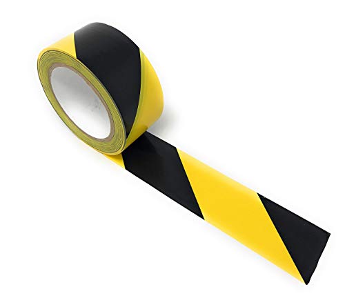 Floor Marking Tape 72mmx30m - Yellow & Black | Safety Signs & Equipment