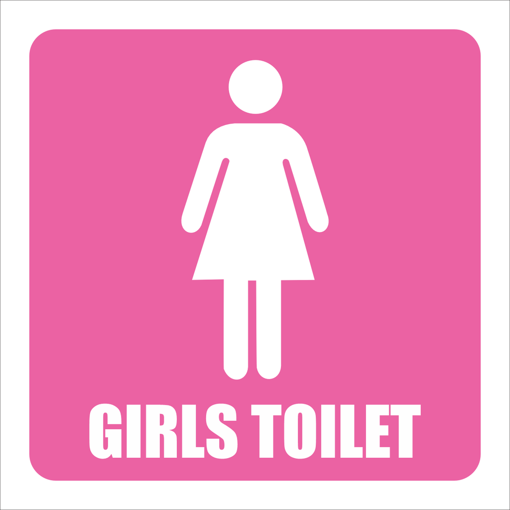 Girls Toilet Sign - T63